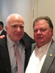 Sen. Jeff Mullis and Sen. John McCain
