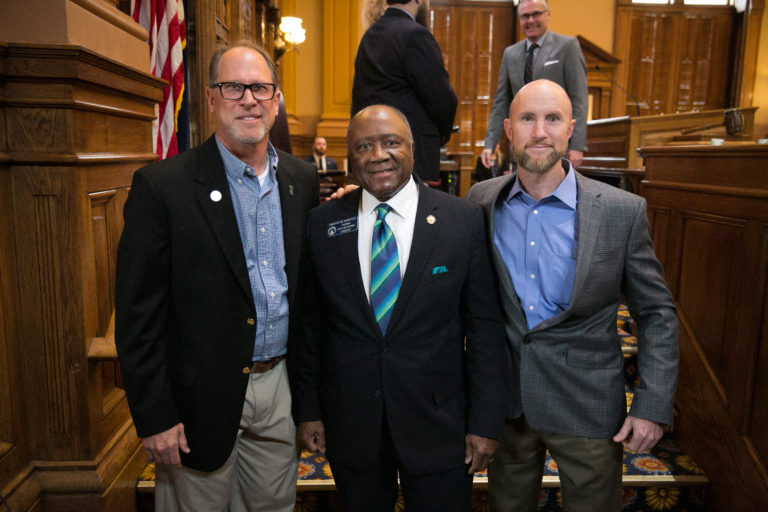 Sen. Ed Harbison Welcomes Veteran Green Berets Robert Pennington and ...